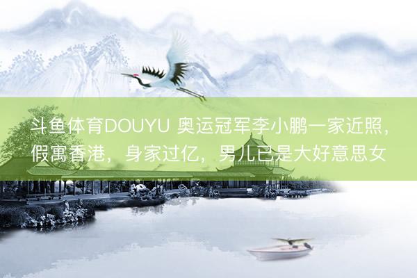 斗鱼体育DOUYU 奥运冠军李小鹏一家近照，假寓香港，身家过亿，男儿已是大好意思女